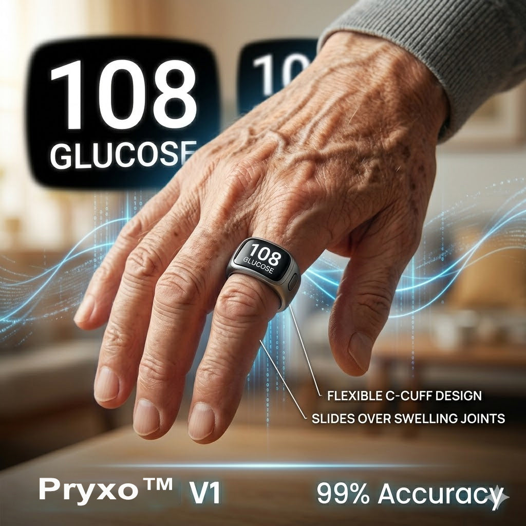🎉 75% OFF Limited Release🔥Pryxo™ G1 Non-Invasive Smart Ring