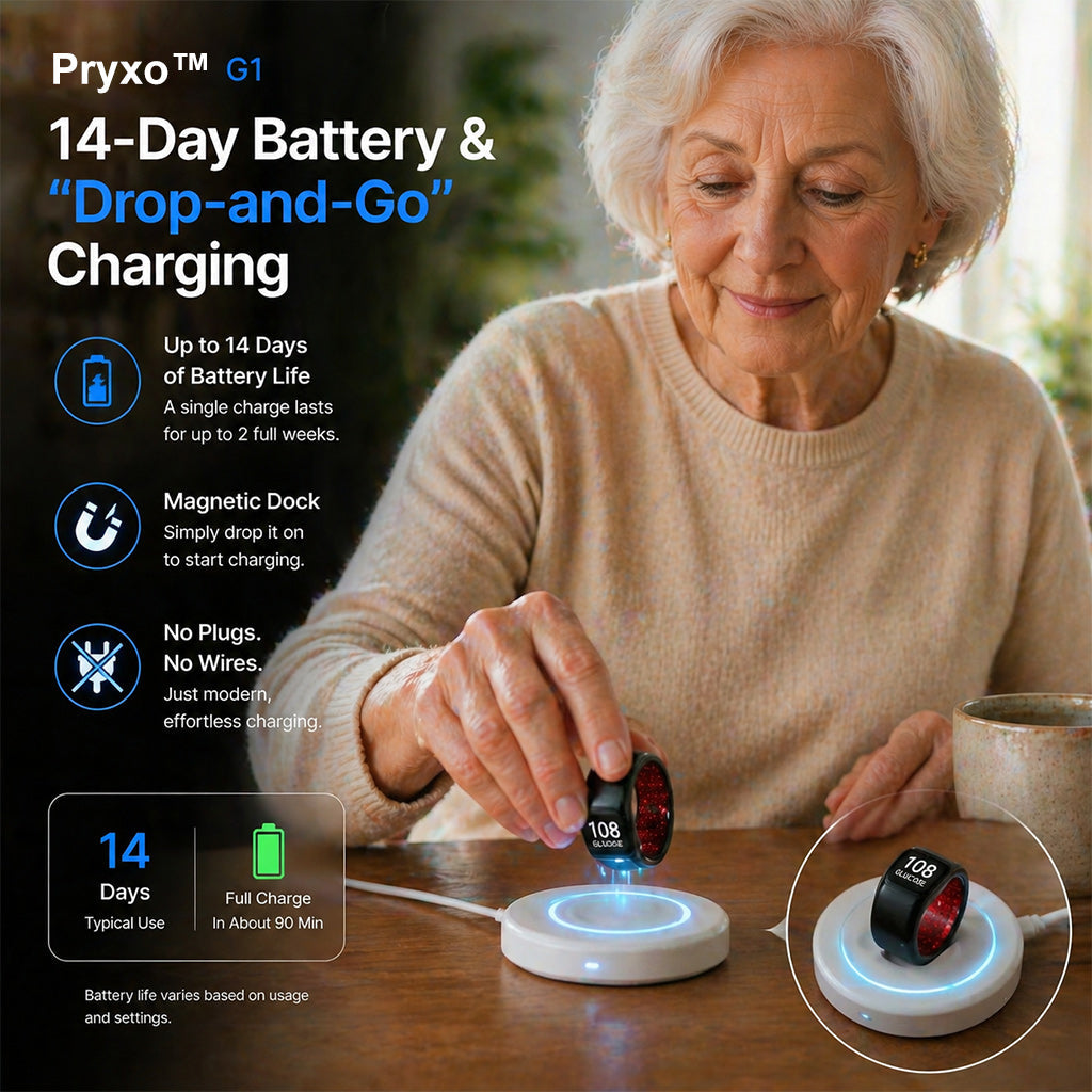 🎉 75% OFF Limited Release🔥Pryxo™ G1 Non-Invasive Smart Ring