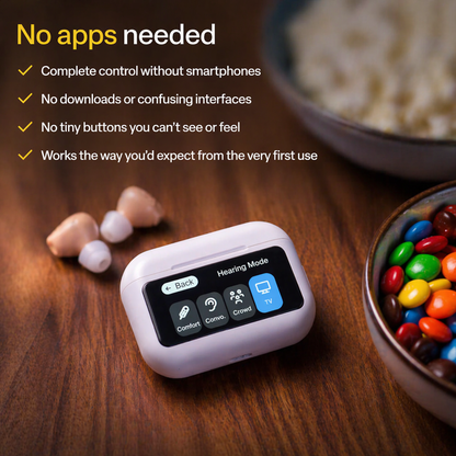🔥Today Only!🔥Pryxo™ Atom X Smart Hearing Aids — Hear Clearly, Feel Confident Again 💖